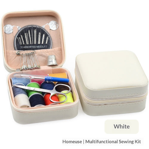 Sewing Kit With Multiple Pieces, Portable Travel Sewing Kit