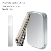 Stainless Steel Finger 360 Degree Rotary Cutter Head Nail Clippers — 6