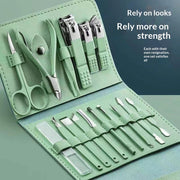 Toenail Clippers Pedicure Tool Nail Cutter Set — 4