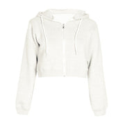 Women Summer Tops Drawstring Hooded Hood — 4