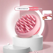 Silicone Shampoo Massage Dedicated Hair-Washing Comb Scalp-Cleaning Shampoo Brush — 5