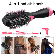 Multifunctional Hair Dryer Hot Air Brush Style Women Hair Straightener Curler One Step Electric Blow Dryer Brush — 8