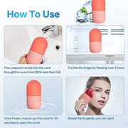 Facial Ice Ice Roller Apply Face Ice Tray — 7