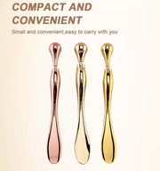 Eye Cream Stick Roller For Face Metal Spatula Puff Applicator Eye Cream Massager Facial Cream Massage Sticks Eye Metal Makeup Spatula Eye Wand 10cm — 2