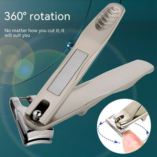 Stainless Steel Finger 360 Degree Rotary Cutter Head Nail Clippers