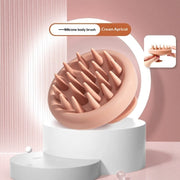 Silicone Shampoo Massage Dedicated Hair-Washing Comb Scalp-Cleaning Shampoo Brush — 6