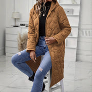 Zipper Hooded Thickened Jacket Cotton Clothes Women's Clothes — 1