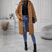 Zipper Hooded Thickened Jacket Cotton Clothes Women's Clothes — 2