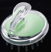 Shampoo massage brush cleaning scalp silicone airbag bath shampoo comb — 5