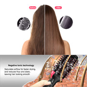 Multifunctional Hair Dryer Hot Air Brush Style Women Hair Straightener Curler One Step Electric Blow Dryer Brush — 3