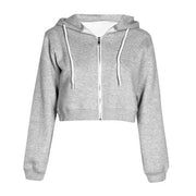 Women Summer Tops Drawstring Hooded Hood — 2