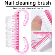 Semi Transparent Nail Horn Cleaning Brush — 8