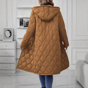 Zipper Hooded Thickened Jacket Cotton Clothes Women's Clothes — 6