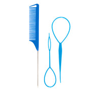 Hair Braiding Tools Comb Set Hairdressing Tress Device Hair Puller Pin Four-piece Set Household Modeling Tail Comb New — 9
