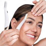 Electric Facial Hair Remover & Eyebrow Trimmer With LED Light — 8
