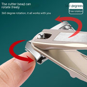 Stainless Steel Finger 360 Degree Rotary Cutter Head Nail Clippers — 10