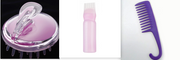 Shampoo massage brush cleaning scalp silicone airbag bath shampoo comb — 2