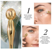 Eye Cream Stick Roller For Face Metal Spatula Puff Applicator Eye Cream Massager Facial Cream Massage Sticks Eye Metal Makeup Spatula Eye Wand 10cm — 3