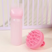 Hair Tools Shampoo Brush Shampoo Bottle Head Cleaning Massage Hair Care Set — 6