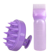 Hair Tools Shampoo Brush Shampoo Bottle Head Cleaning Massage Hair Care Set — 2