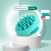 Silicone Shampoo Massage Dedicated Hair-Washing Comb Scalp-Cleaning Shampoo Brush — 7