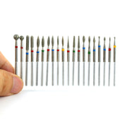 Dmoley 7pcs Diamond Nail Drill Bits Milling Cutter — 2