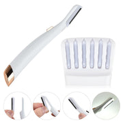 Electric Facial Hair Remover & Eyebrow Trimmer With LED Light — 9